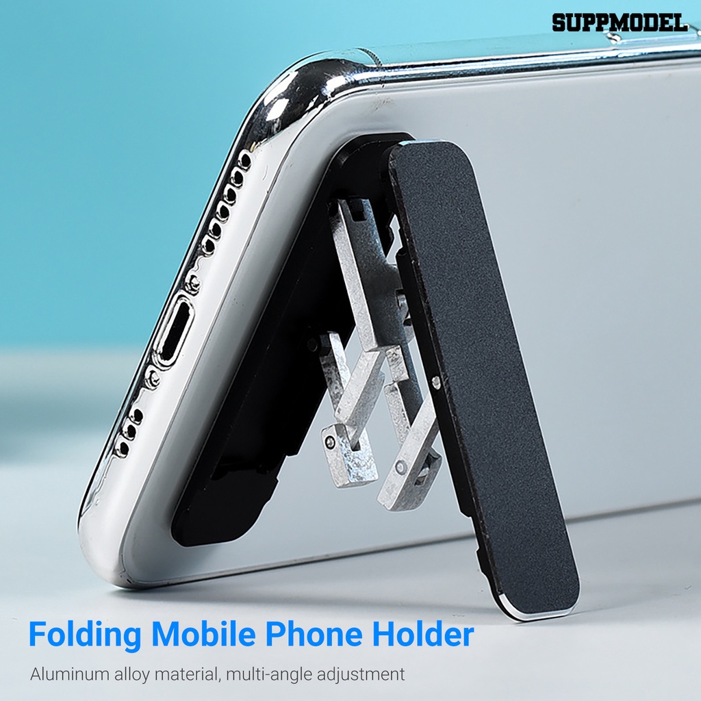 Sdl Stand Dudukan Handphone Universal Model Lipat Bahan Aluminum Alloy