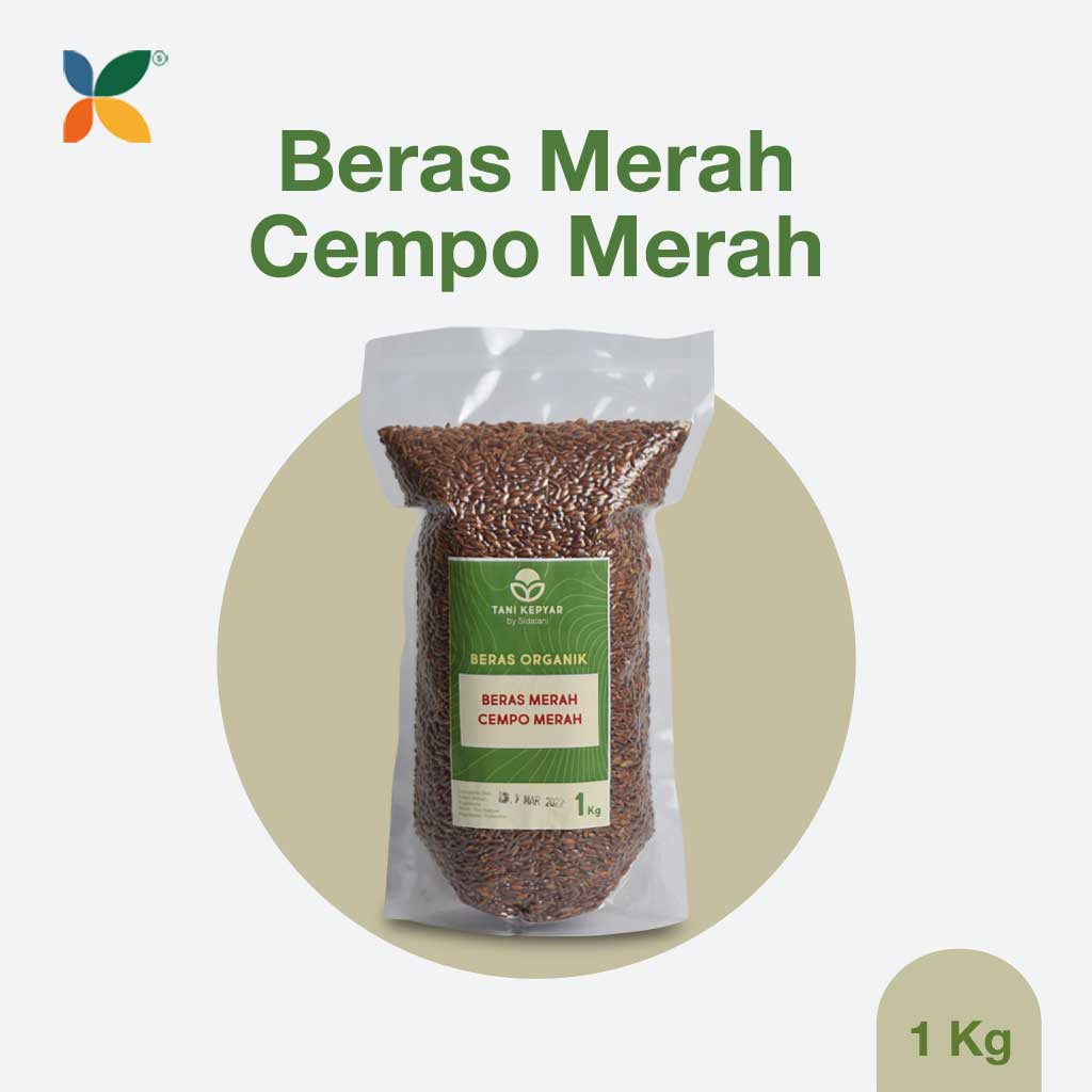 

Beras Merah Organik Cempo Merah | Beras organik premium kemasan vakum