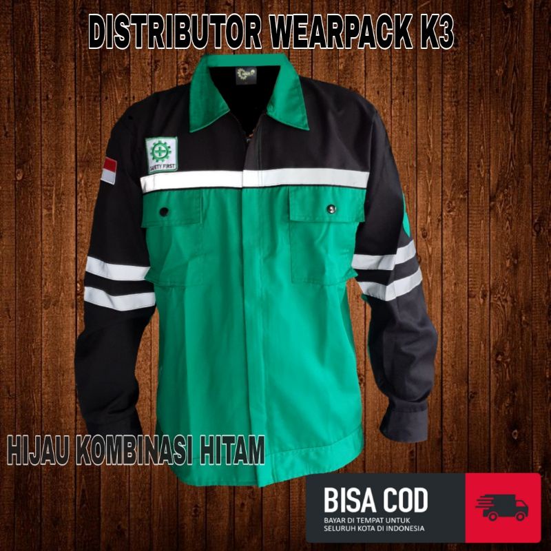 Wearpack Safety/ Baju kerja/  Proyek/ K3 / seragam Lapangan