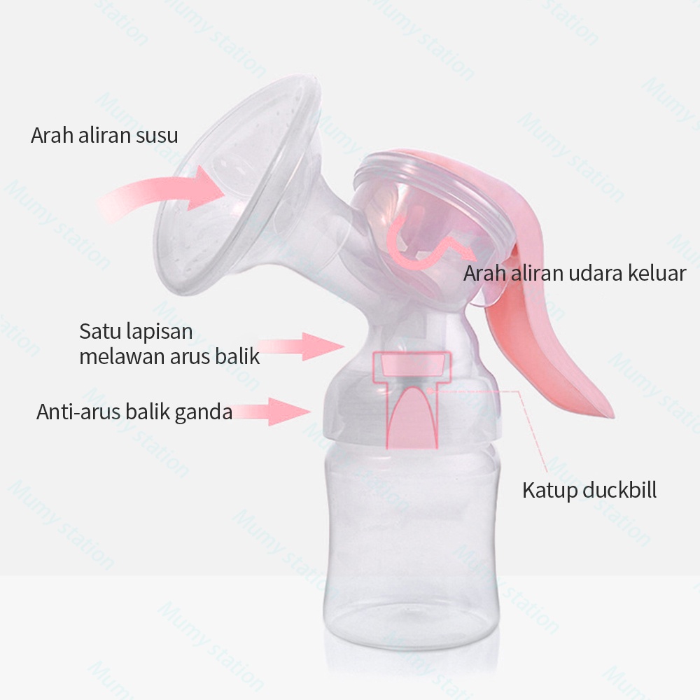 Mumystation  Pompa asi manual silikon breast pump BPA Free