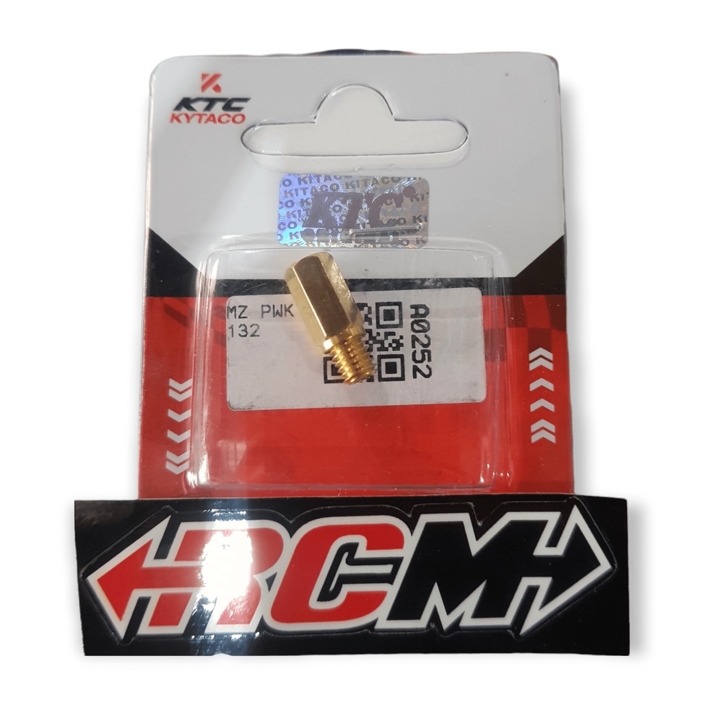 MAIN JET MAINJET MJ KARBU CARBU PWK UK 132 ORI ORIGINAL KTC KYTACO ASLI