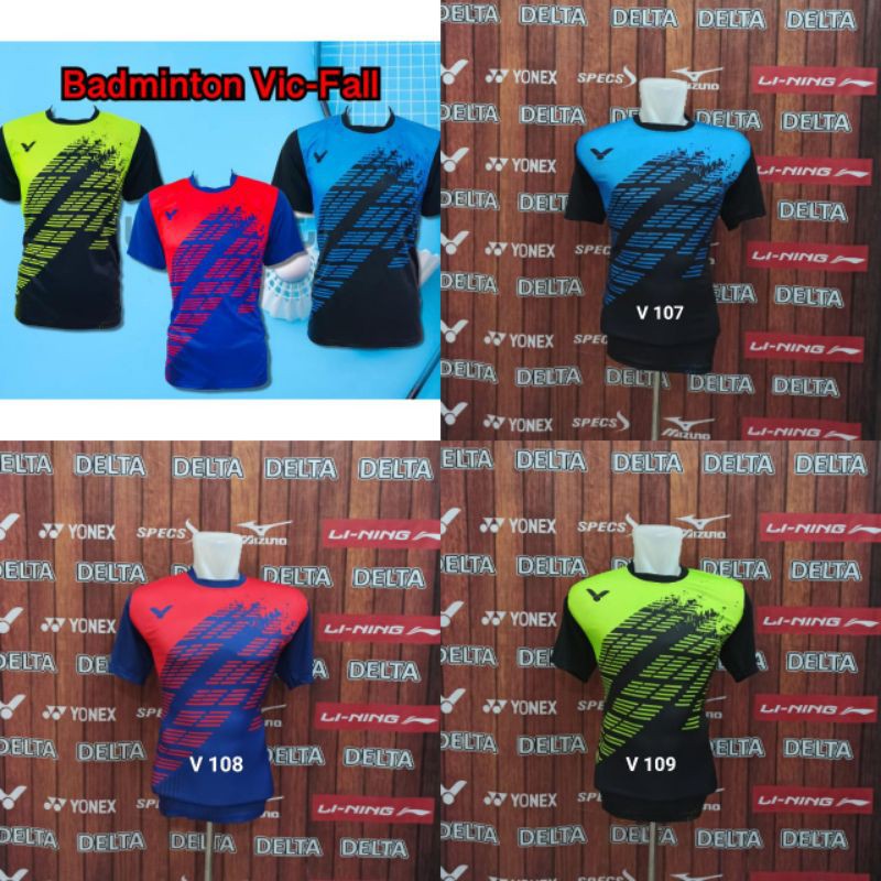 baju badminton victor kostum olahraga lokal grosir