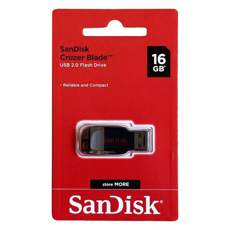 USB Flashdisk Sandisk Cruzer Blade 16GB Original