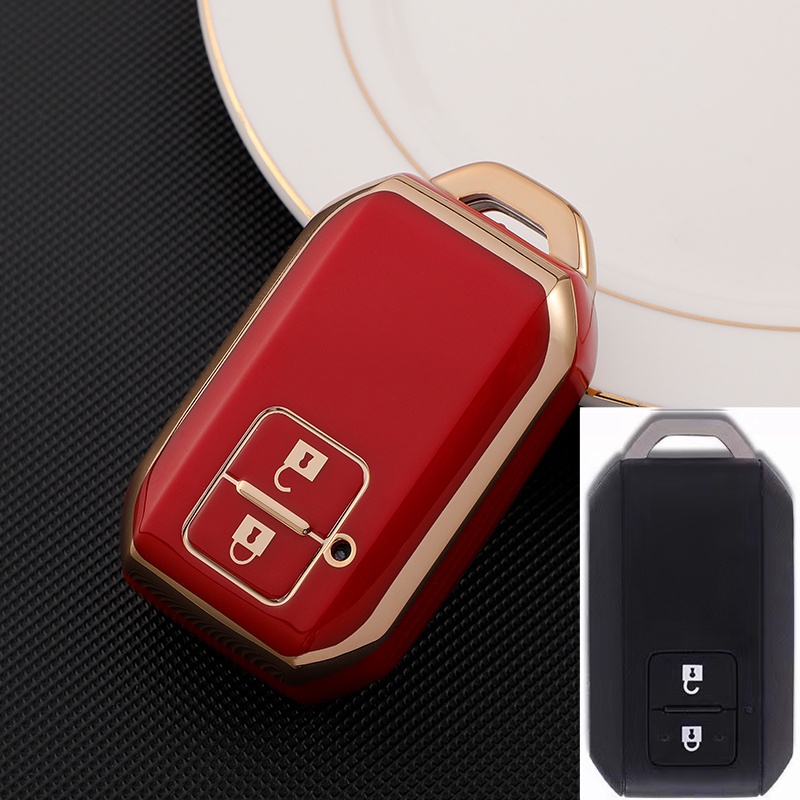 Casing Kunci Remote Control Mobil Bahan TPU Lembut Untuk Suzuki Swift 2018
