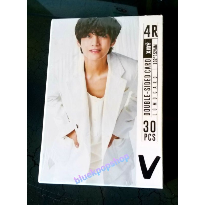Set Pack 30 Pcs Photocard Kpop Ukuran Besar 4R BTS - V Import