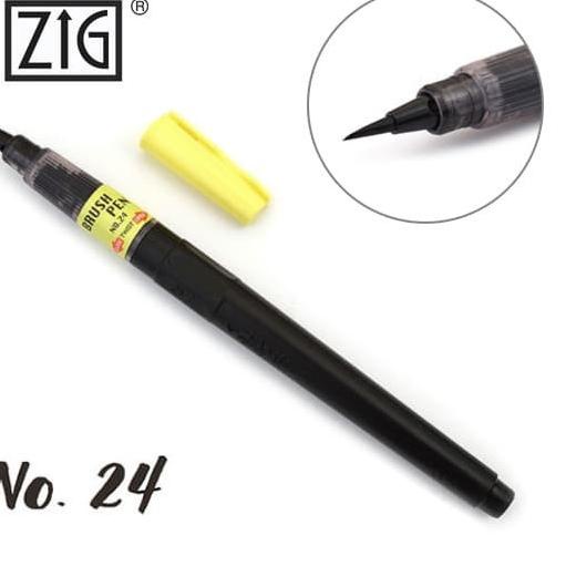 

✼ Kuretake Zig Brush Pen No. 24 (Fine Tip) ❄