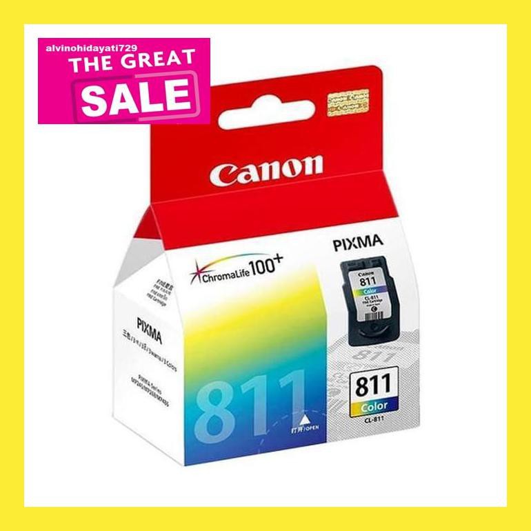 

740Dpppt Tinta Canon Cl811 Ink Cartridge (Colour) Warna Original Cl 811 Cl-811 8D6Mpt0P