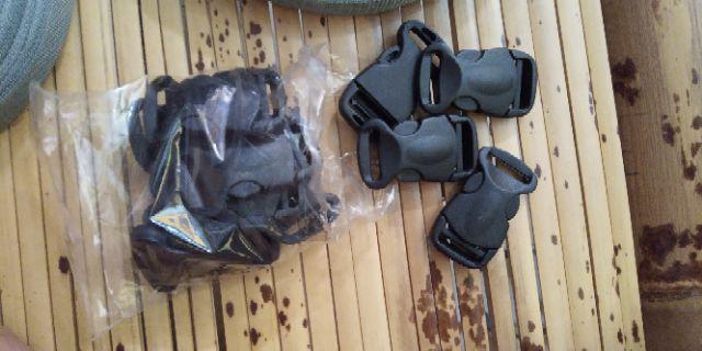 Gesper Kunci Selot Plastik Hitam (2 - 2,5 - 3 - 4 Cm) 12 Pcs