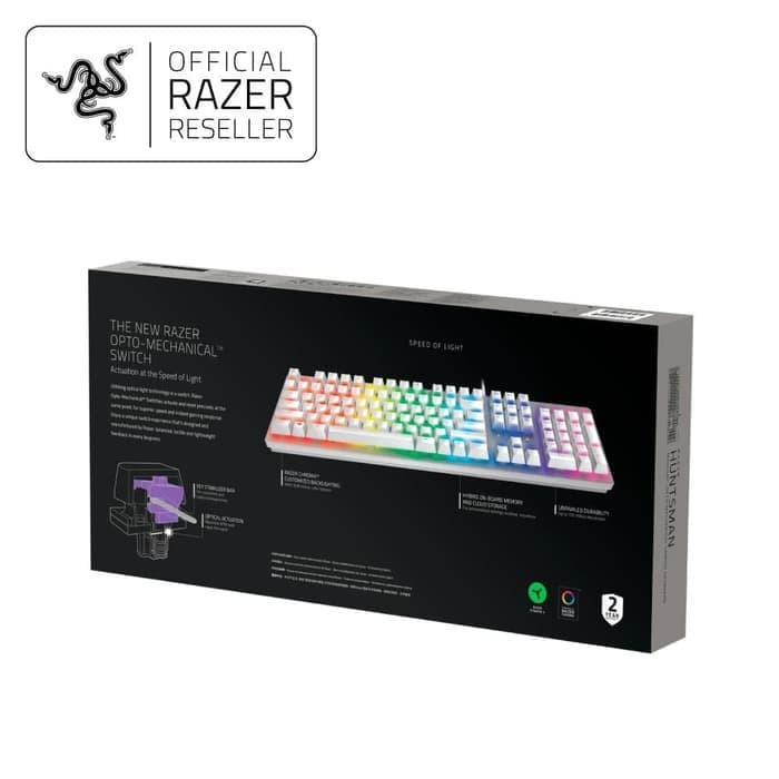 Razer Huntsman-Opto Mechanical - Gaming Keyboard - Mercury Edition