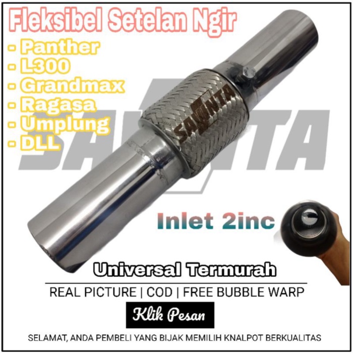FLEKSIBEL KNALPOT NGIR MOBIL L300 PANTHER TRAGA KIJANG FLEXIBEL KNALPOT FLEKSIBEL NGIR FLEXSIBEL 07
