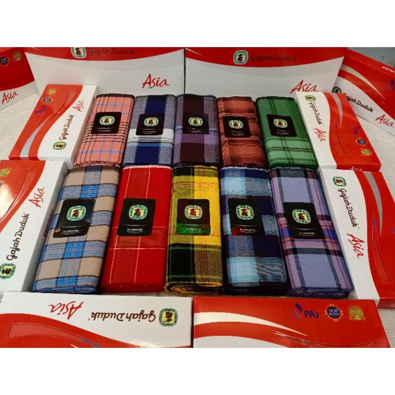 Sarung Gajah Duduk Asia Motif Kotak Kotak