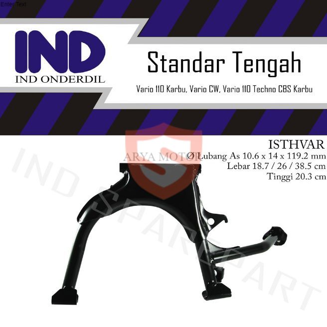 standar tengah Vario 110 karbu