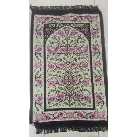 Grosir 10 pcs - Sajadah Rajut Chenille Sajadah Al Jeddah Arbain Rajut Tambang Tipis Sajadah Turki - 