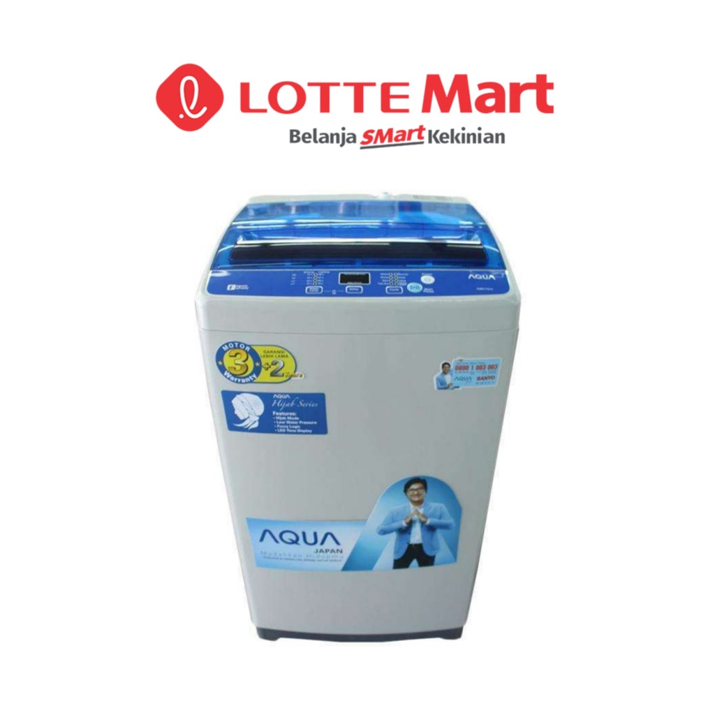 Aqua mesin cuci TOP LOAD AQW-77D-H