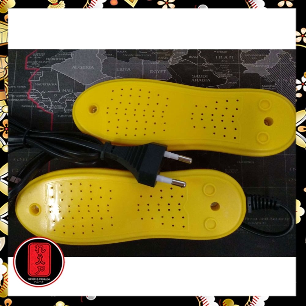 Pengering Sepatu Elektrik Penghilang Bau Odor Dehumidify - AD - Yellow