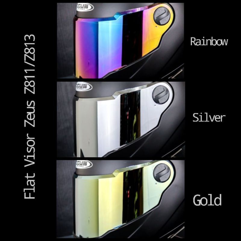 KACA I VISOR IRIDIUM ZEUS ZS 811 ZS811 ZS813 ZS 813  IRIDIUM GOLD I IRIDIUM SILVER I IRIDIUM BLUE