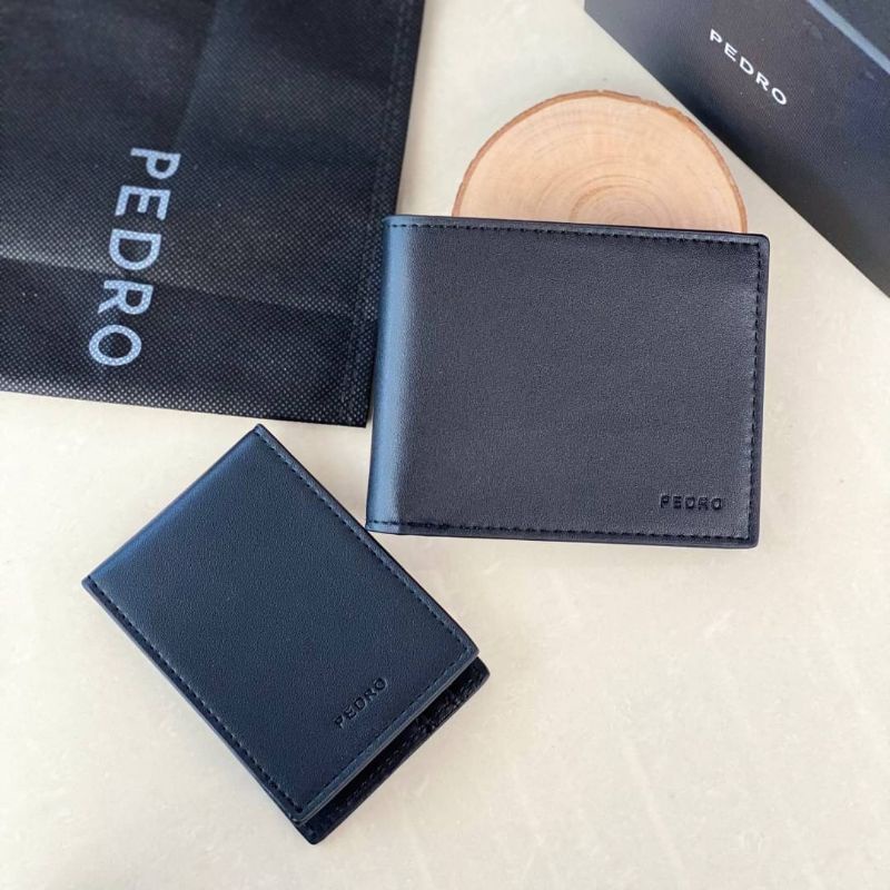 10.10 SALE | PDRO Men Leather Bi-Fold Wallet