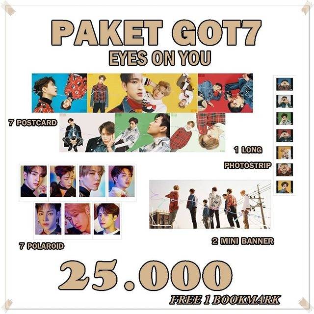 PAKET GOT7 EYES ON YOU