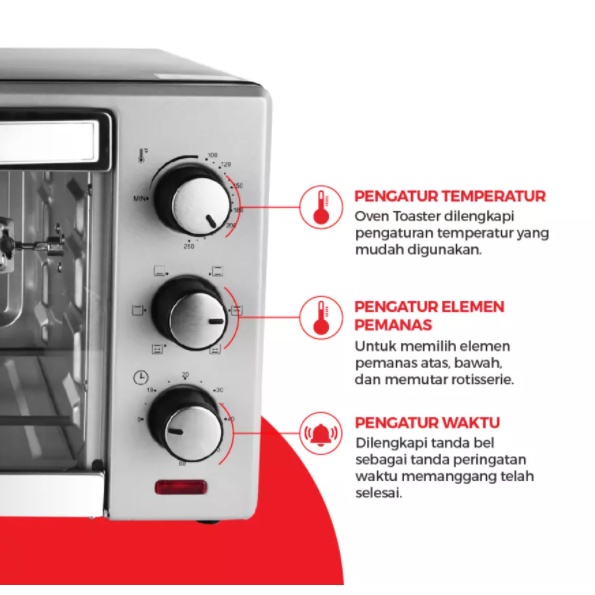 MASPION OVEN TOASTER MOT-2502 BS (25 L)