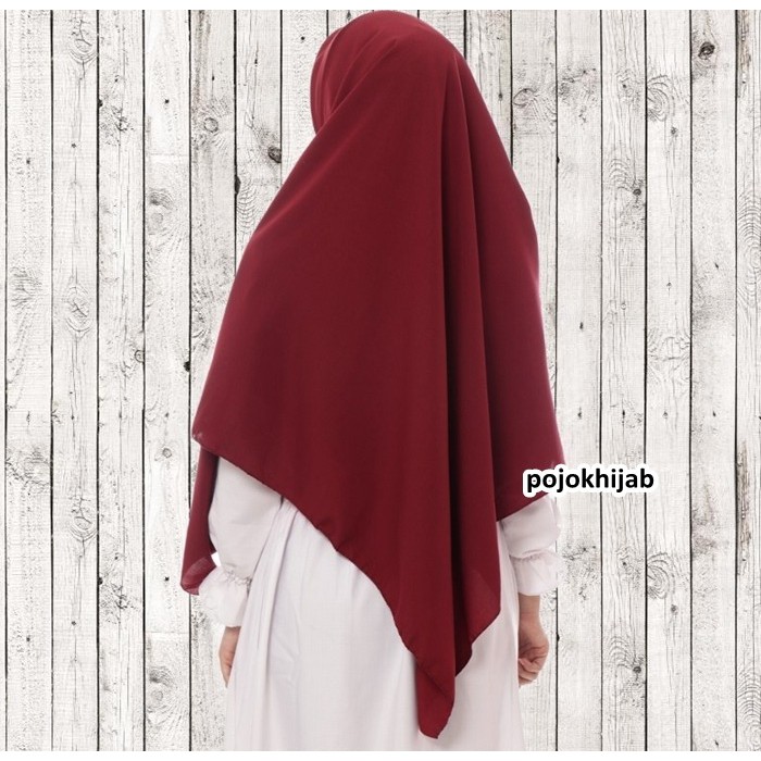 Jilbab Segi Empat Wolfis 150 X 150 Syari / Jilbab Segi4 150 Super Jumbo