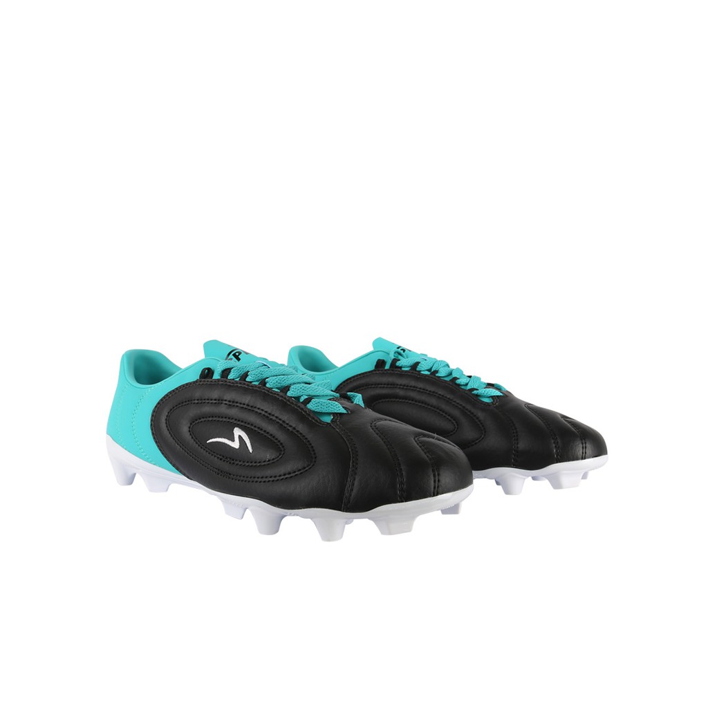 Sepatu Sepak Bola - Specs -  Barricada Fuerza Pro FG Black Aqua White 101617