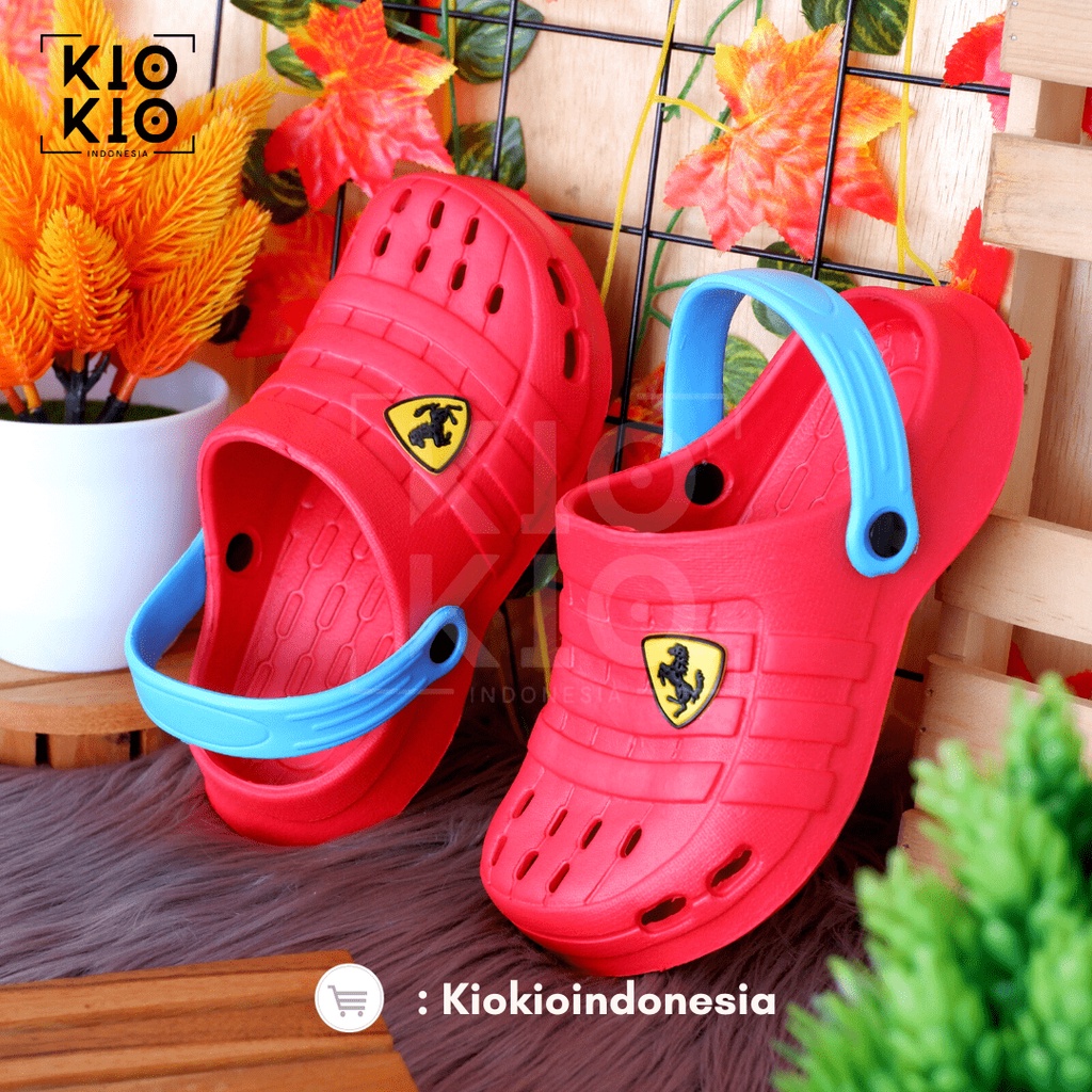 Sandal Sepatu Anak bakpao Karet / Sandal Baim Anak / Sandal Kodok Anak Empuk Nyaman Anti Slip size 30 s/d 35