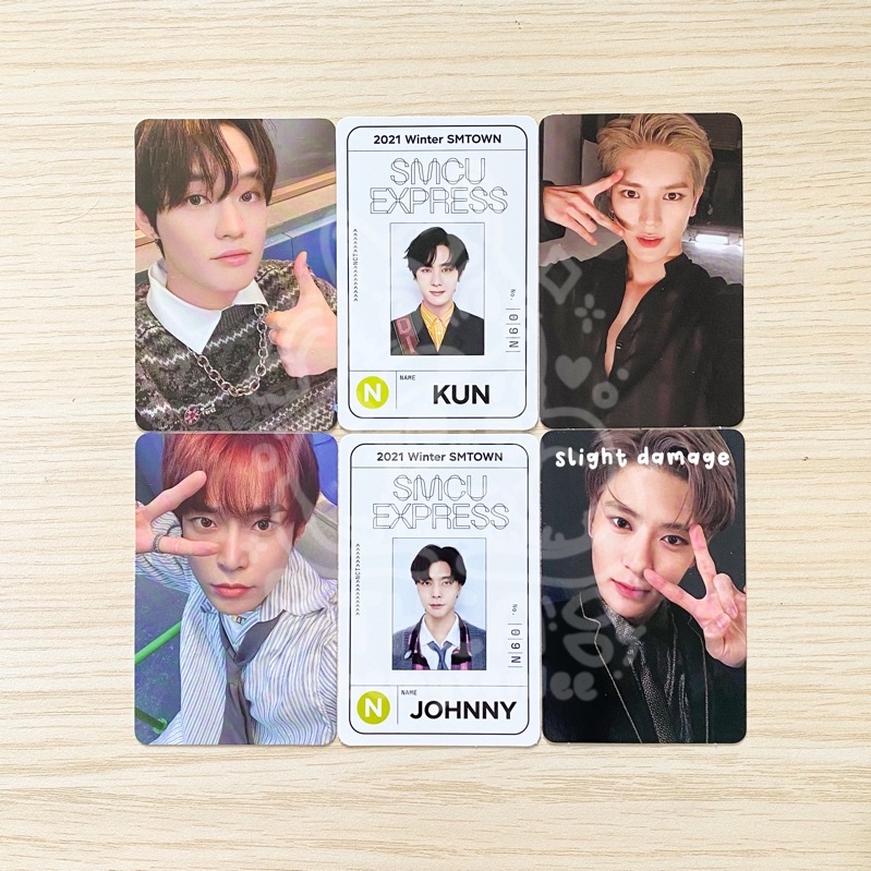 [ READY ] pc chenle + passcard kun ( smcu daytime ) | pc doyoung + passcard johnny ( smcu nighttime 