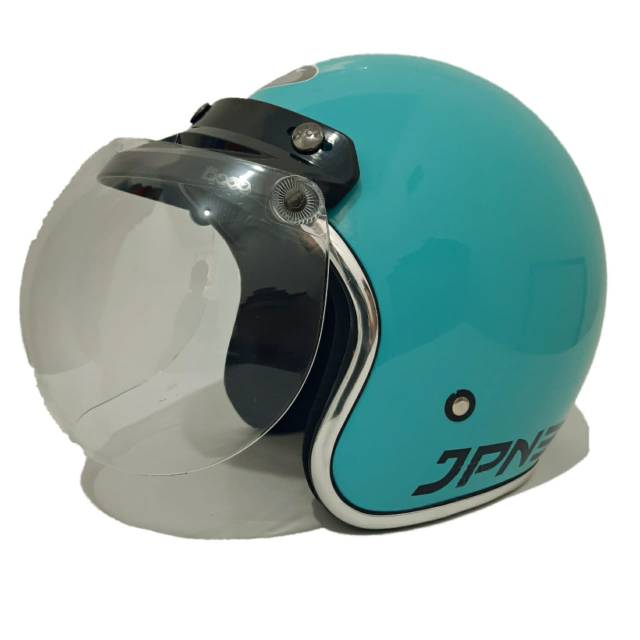 Helm JPN Sky Blue Glossy List Chrom