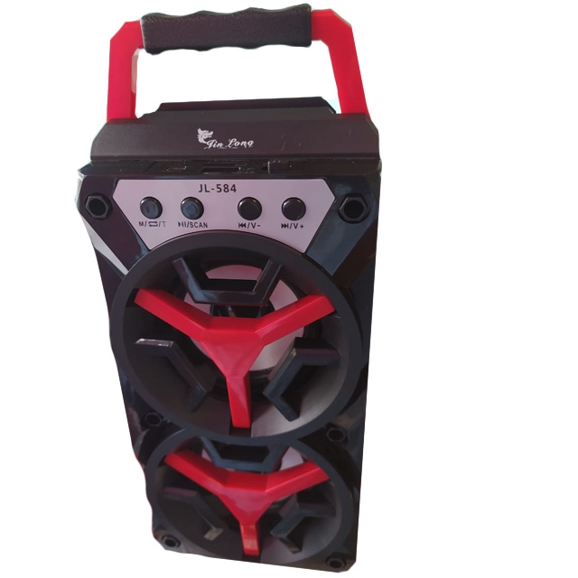 Jin Long JL-584 Speaker Portable Nir Kabel Super Bas Rechargeable