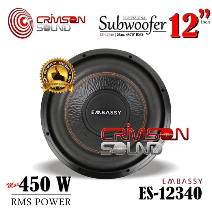 Subwoofer 12 Inch 3 Magnet Embassy Es-12340