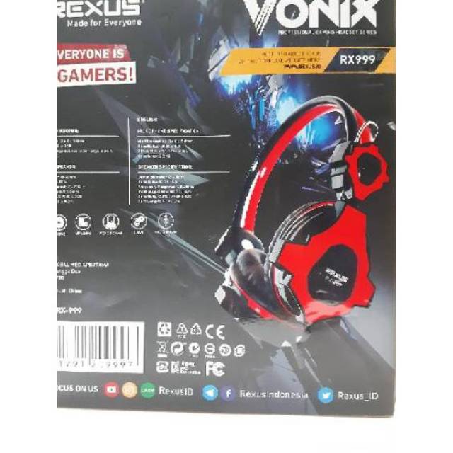 Henset Gaming Vonix RX-999 kualitas terbaik