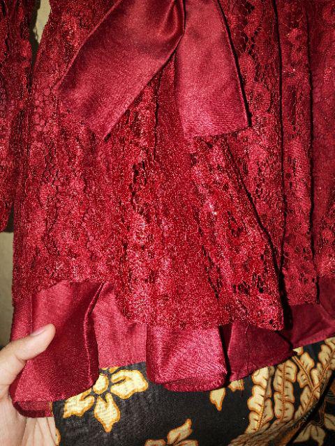 Maura Couple - Sania Ruffle Batik Couple Ori Ndoro Jowi Garansi Termurah Shopee -  Batik Modern Solo