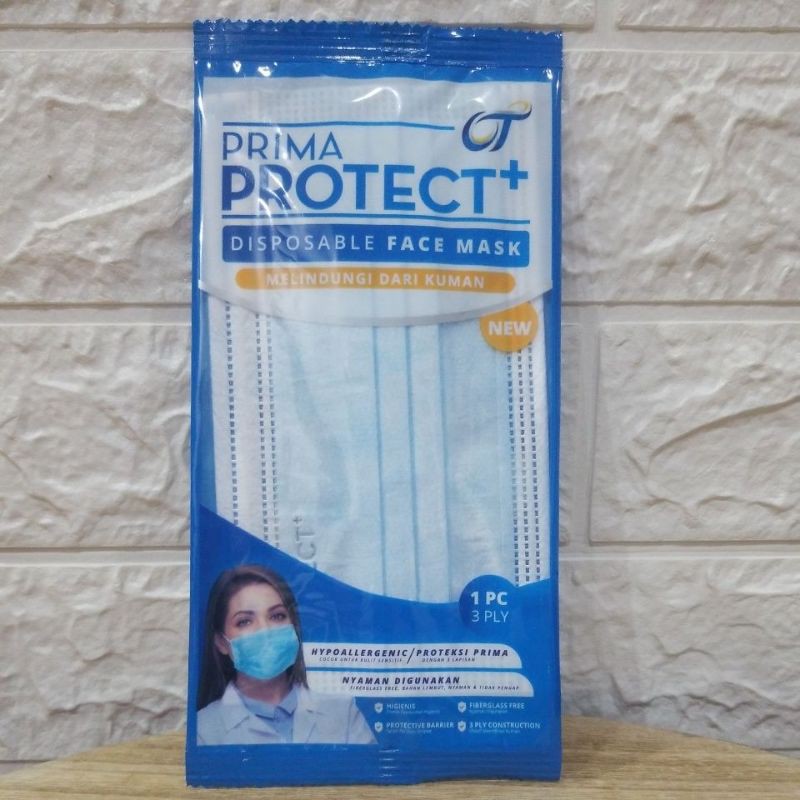 Masker 3 ply Prima Protect 1 pcs
