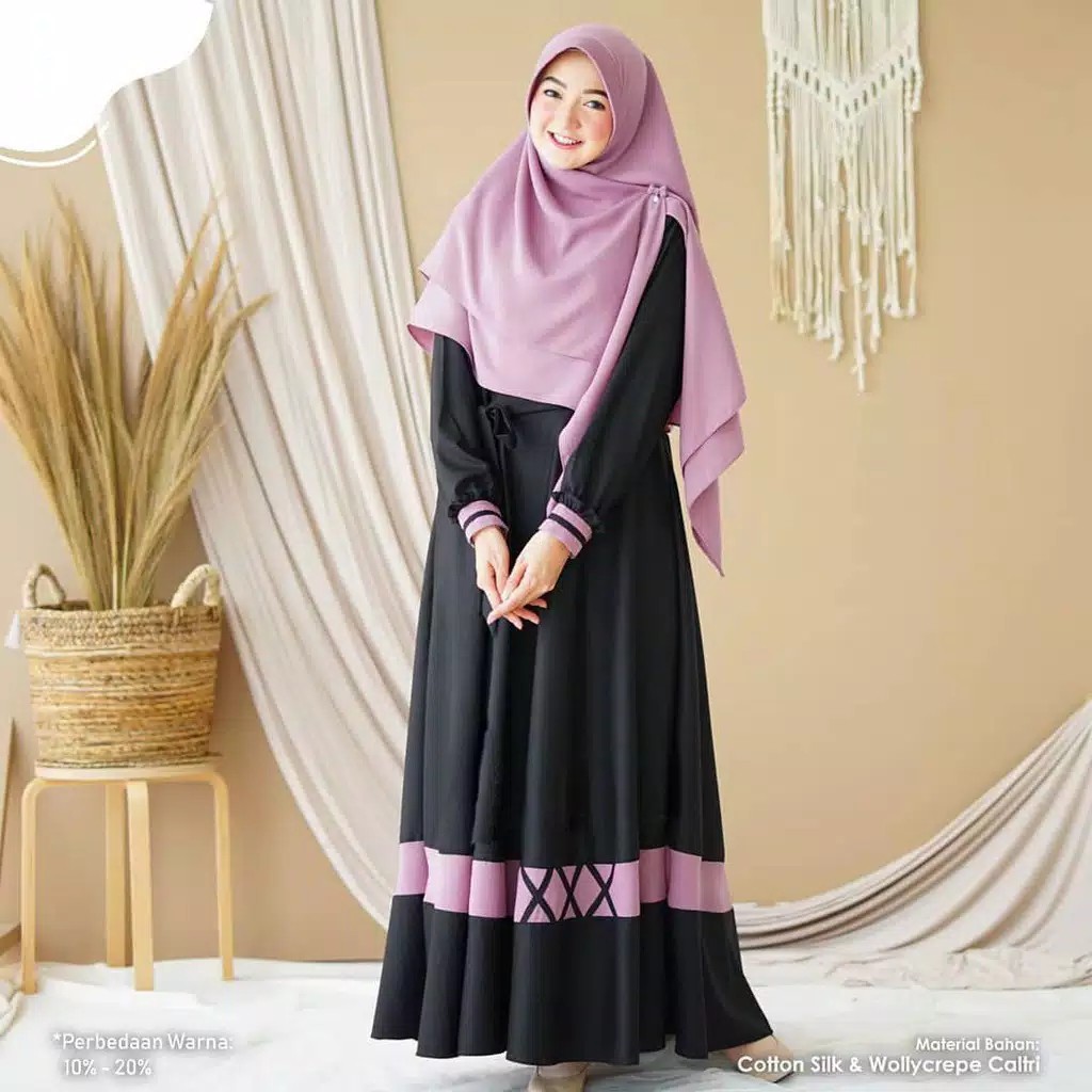 DISKON - JIHAN SYARI - FLOTTILICIOUS / DRESS MUSLIM / GAMIS MUSLIM / GAMIS MURAH / GROSIR BAJU ONLINE