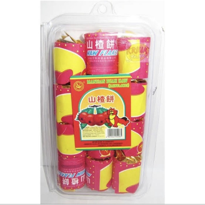 

Terlaris Hawflakes 310 gr /haw flakes /sanca koin /permen hawflakes