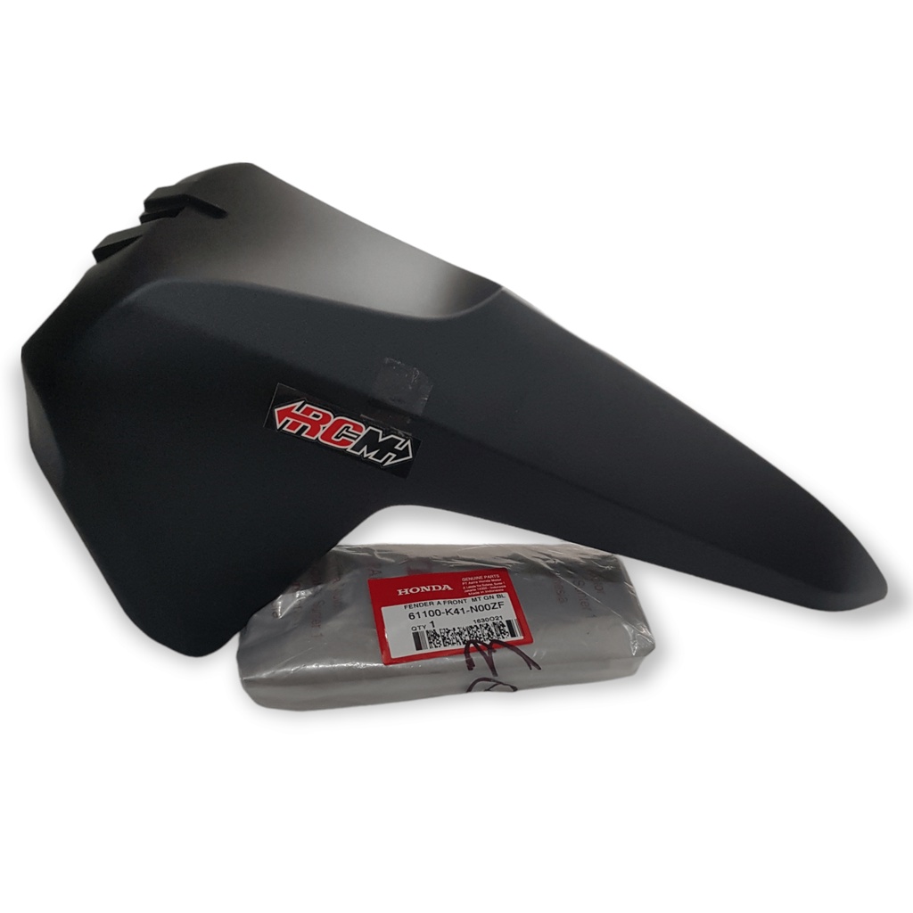 61100-K41-N00ZF SLEBOR SELEBOR SPAKBOR BAG BAGIAN DEPAN FENDER FRONT SUPRA X125 X 125 FI F1 HITAM BL