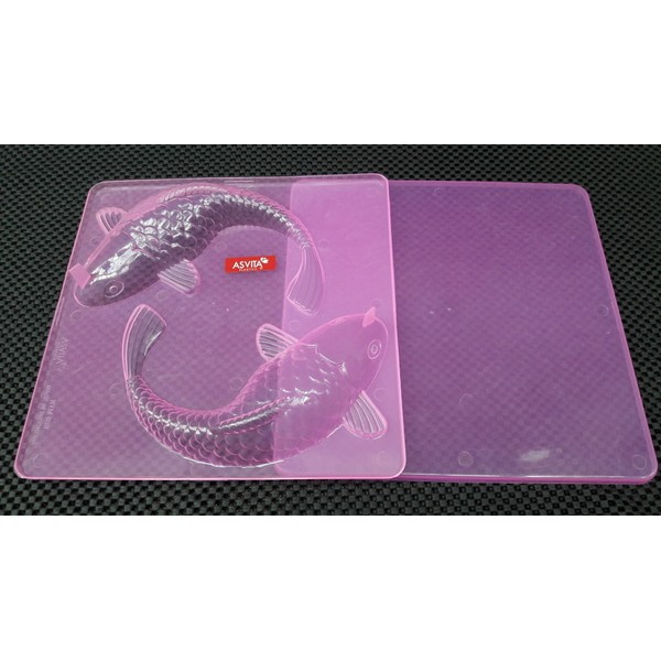 Cetakan Plastik Puding Ikan Koi Besar & Penutup