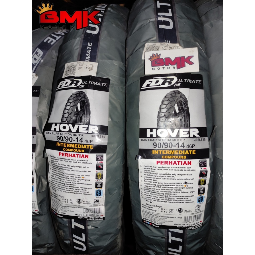 FDR HOVER 90/90-14 TUBELESS