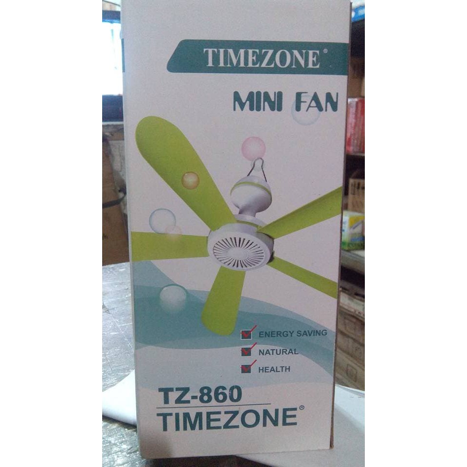 Kipas Angin Gantung 5 Baling Mini Fan Timezone 860