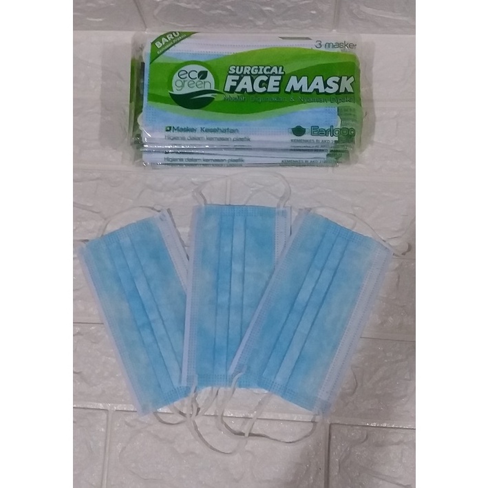 masker face mask isi 3pc