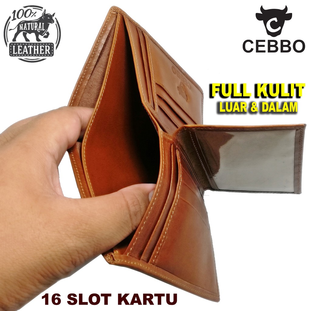 Dompet Kulit Sapi 3/4 FULL KULIT Original CEBBO