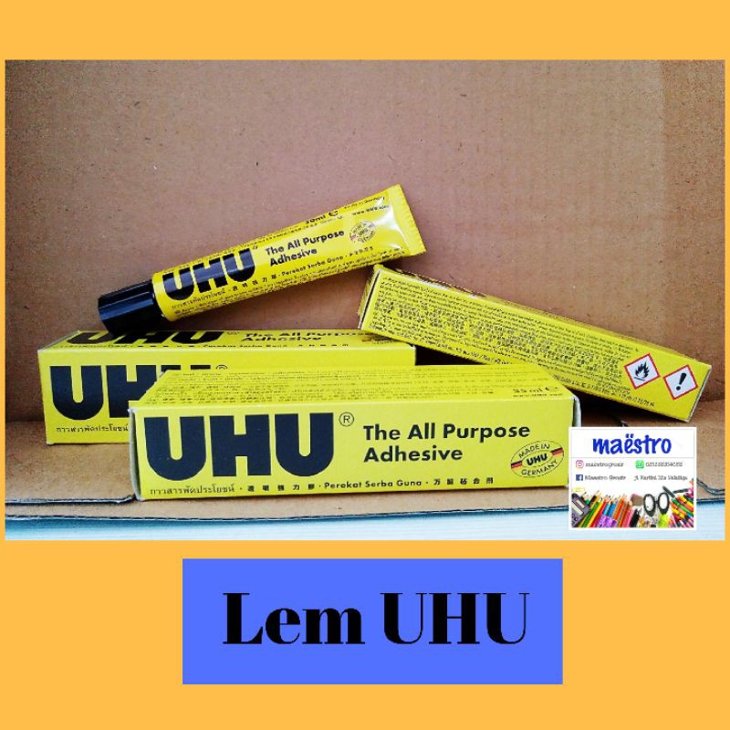 

Lem UHU / UHU Besar 35ml / UHU Kecil 20ml