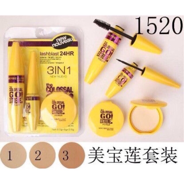 Maybeline Maskara , Bedak dan eyeliner