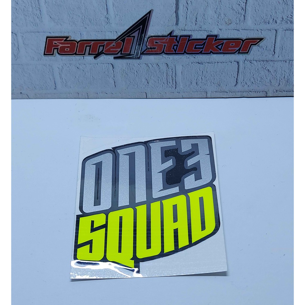 Stiker one 3 squad Sticker ONE3SQUAD