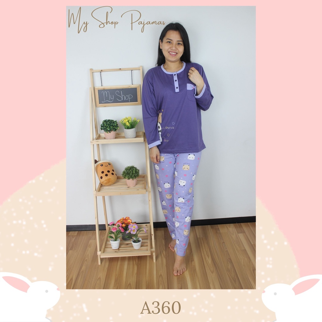 PIYAMA BABYDOLL BIGSIZE JUMBO ALL SIZE TANGAN LENGAN PANJANG CELANA PANJANG ANNE CLAIRE BAJU TIDUR SETELAN DEWASA WANITA SLEEPWEAR PAJAMAS PP PPBIG-5