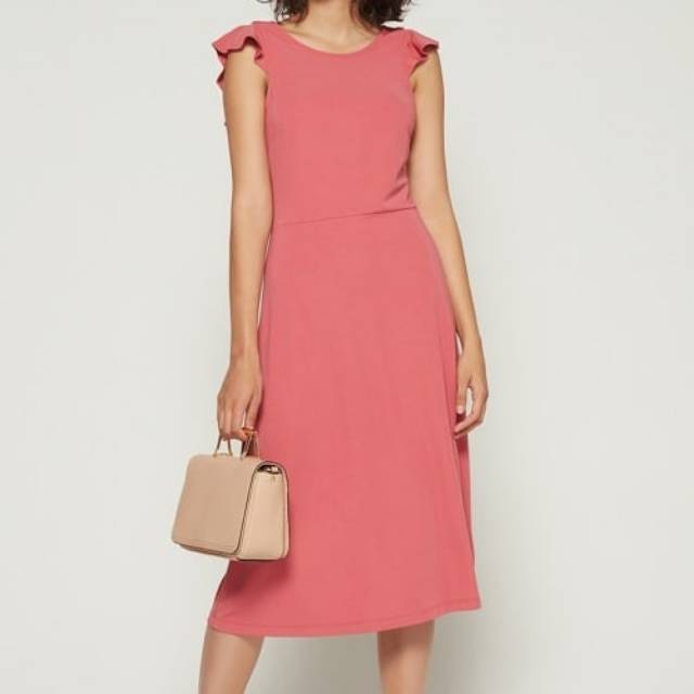 Minioutlet Gap women peach midi dress rok midi
