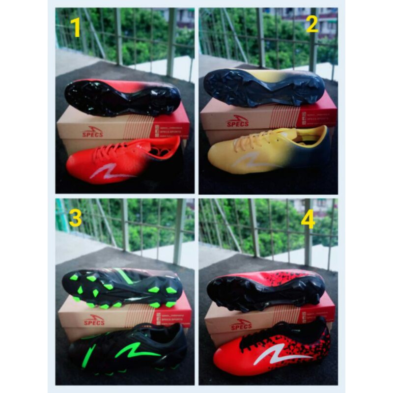 sepatu bola Specs AVALANCE FG, SLAZ PRO FG, FORJA FG