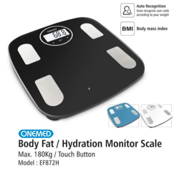 Timbangan Badan Body Fat Monitor Onemed 872 H / Timbangan badan bluetooth