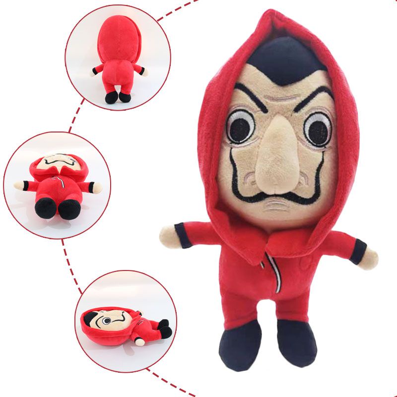 La Hot Jual Casa De Papel Gambar Paman Lucu Mainan Mewah Film Boneka Peripheral