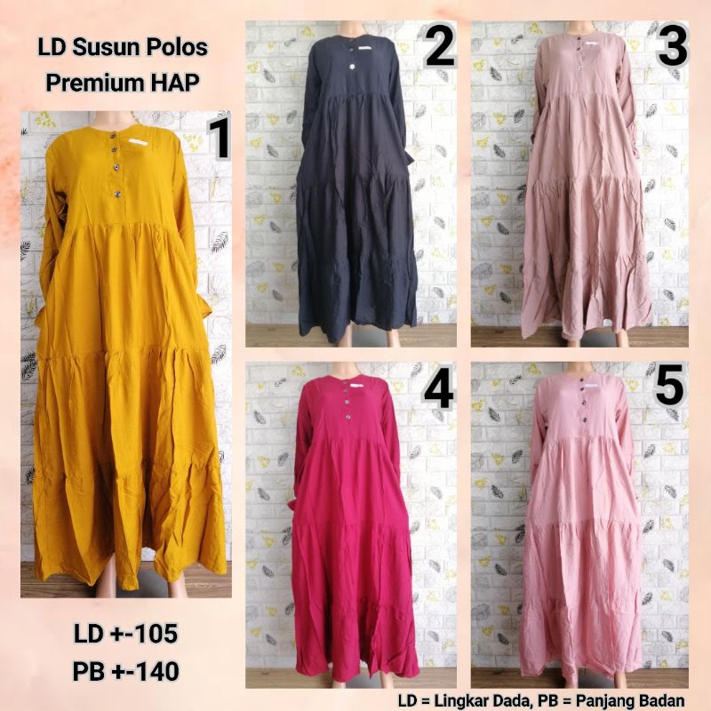 Daster Chibi Lengan HAP Premium Adem Rayon Busui Friendly PTML + PLPH
